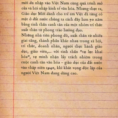 giáo dục mới tại việt nam thập niên 1940 nguyễn thụy phương