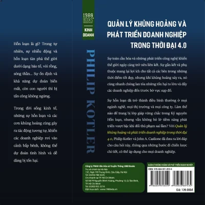 quản lý khủng hoảng và phát triển doanh nghiệp trong thời Đại 4.0 philip kotler, jonh a. caslione