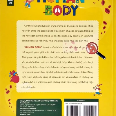 human body bách khoa toàn thư về cơ thể chúng ta (bìa cứng) wonder house