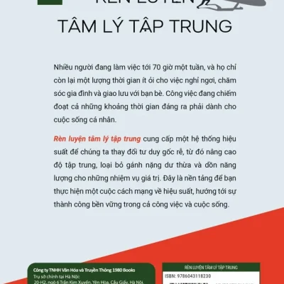 rèn luyện tâm lý tập trung michael hyatt