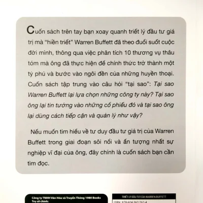 triết lý Đầu tư của warren buffett glen arnold