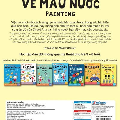 arty mouse vẽ màu nước mandy stanley