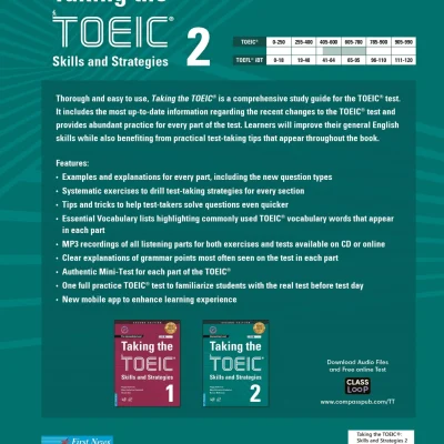 taking the toeic 2 skills and strategies peggy anderson, mary katherine chadwick, nancie mckinnon
