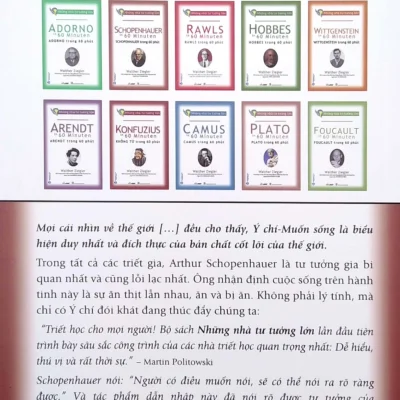 những nhà tư tưởng lớn schopenhauer trong 60 phút walther ziegler