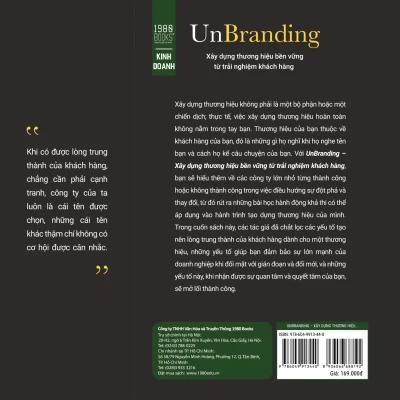 unbranding xây dựng thương hiệu bền vững từ trải nghiệm khách hàng scott stratten, alison stratten