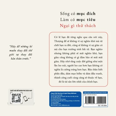 sống có mục Đích, làm có mục tiêu, ngại gì thử thách vi tú anh