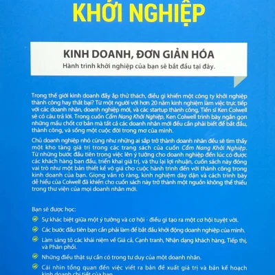 cẩm nang khởi nghiệp ken colwell