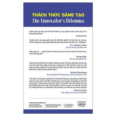 thách thức sáng tạo the innovator's dilemma (bìa cứng) clayton m. christensen