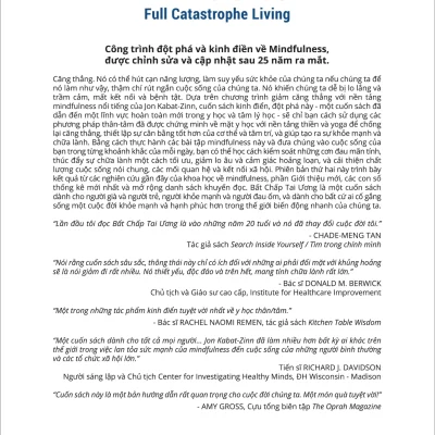 bất chấp tai Ương full catastrophe living jon kabat zinn