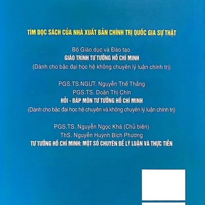 giáo trình tư tưởng hồ chí minh về công nhân, nông dân, trí thức ts. nguyễn thị minh thùy