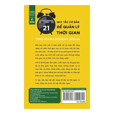 time management ninja 21 quy tắc cơ bản Để quản lý thời gian craig jarrow