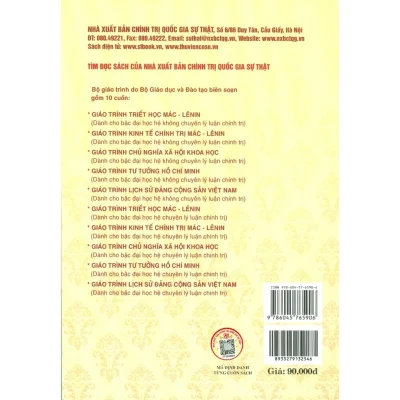 giáo trình lịch sử Đảng cộng sản việt nam (dành cho bậc Đại học hệ không chuyên lý luận chính trị) bộ giáo dục và Đào tạo