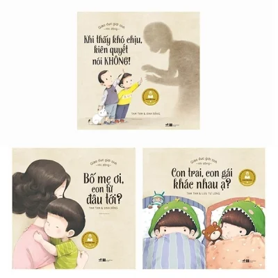 giáo dục giới tính nhi Đồng (bộ 3 cuốn) tam tam, lưu tự long, Đinh bằng