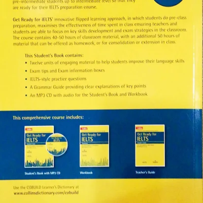 collins get ready for ielts student's book pre intermediate fiona aish, jane short, rhona snelling, jo tomlinson, els van geyte