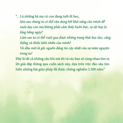 làm mẹ với tâm phật cùng con Đến trường sarah napthali