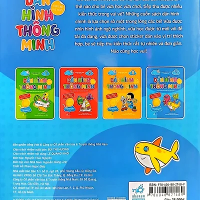 dán hình thông minh sách tương tác vừa học vừa chơi tập 4 (dành cho bé 1 5 tuổi) phạm ngọc Điệp