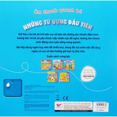 sách Âm thanh Âm thanh quanh bé những từ vựng Đầu tiên igloo books