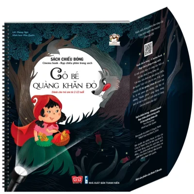 Sách Chiếu Bóng - Cinema Book - Rạp Chiếu Phim Trong Sách - Cô Bé Quàng Khăn Đỏ - Phùng Nga, Đậu Quyên