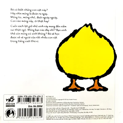 sách lật tương tác song ngữ 0 3 tuổi mông ai Đây? (bìa cứng) yusuke yonezu