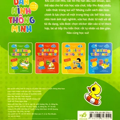 dán hình thông minh sách tương tác vừa học vừa chơi tập 1 (dành cho bé 1 5 tuổi) phạm ngọc Điệp
