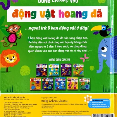sách tương tác thông minh Đừng chạm vào Động vật hoang dã (bìa cứng) rosie greening, stuart lynch