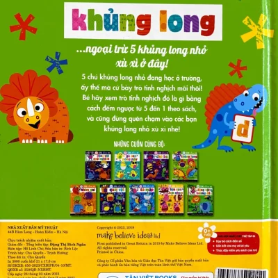sách tương tác thông minh Đừng chạm vào khủng long (bìa cứng) rosie greening, stuart lynch