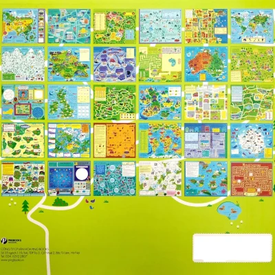 Cuốn Sách Khổng Lồ Về Trò Chơi Tư Duy – Maps Activity Pad – Sam Smith