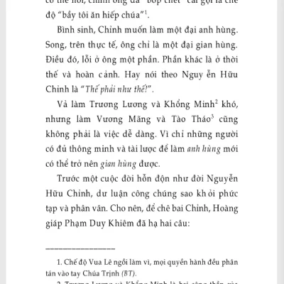 chuyện bằng quận công nguyễn hữu chỉnh phan trần chúc