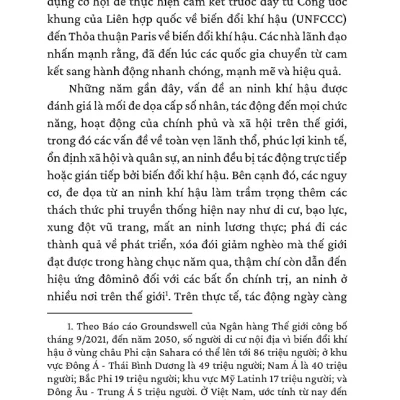 an ninh khí hậu trong quan hệ quốc tế ts nguyễn việt lâm