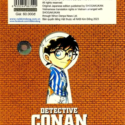 thám tử lừng danh conan hoạt hình màu cầu thủ ghi bàn số 11 tập 2 gosho aoyama