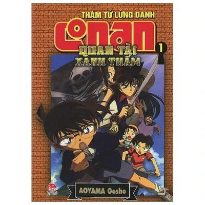 Thám Tử Lừng Danh Conan - Hoạt Hình Màu - Quan Tài Xanh Thẳm - Tập 1 - Gosho Aoyama