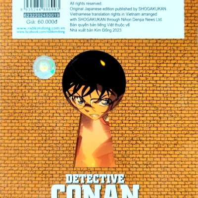 thám tử lừng danh conan hoạt hình màu bài thơ tình thẫm Đỏ tập 1 gosho aoyama, takahiro okura