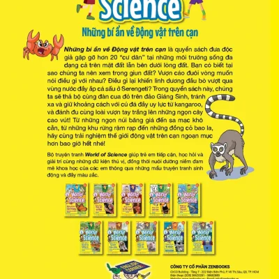 làm bạn với khoa học world of science những bí Ẩn về Động vật trên cạn karen kwek