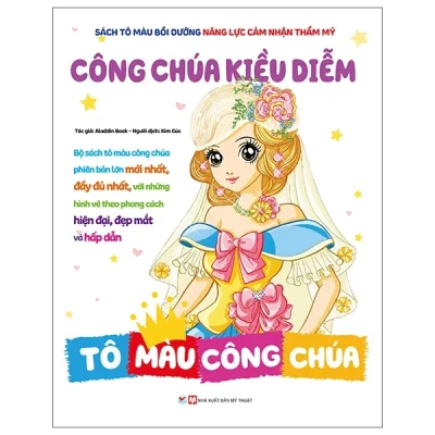 Tô Màu Công Chúa - Công Chúa Kiều Diễm - Aladdin Book