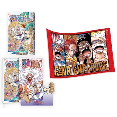 Combo Manga - One Piece - Tập 104 - “Kozuki Momonosuke - Tướng Quân Của Wano Quốc” - Bản Bìa Áo + Limited Edition (Bộ 2 Cuốn) - Eiichiro Oda