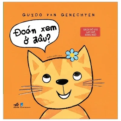 sách Đố vui lật giở song ngữ Đoán xem Ở Đâu? (bìa cứng) guido van genechten