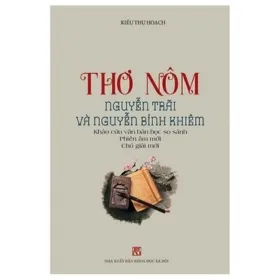 thơ nôm nguyễn trãi và nguyễn bỉnh khiêm (bìa cứng) kiều thu hoạch