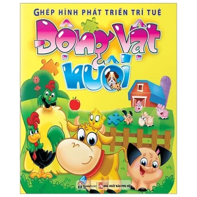Ghép Hình Phát Triển Trí Tuệ – Động Vật Nuôi – Pandabooks