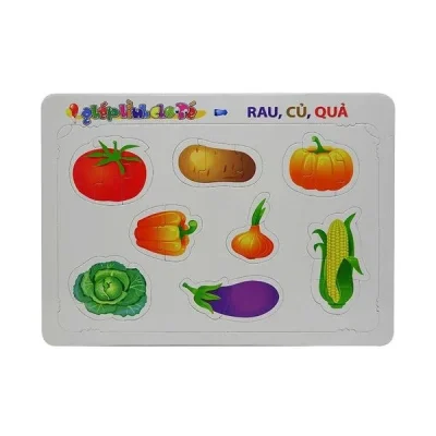 Ghép Hình Cho Bé – Rau, Củ, Quả – Minh Lâm