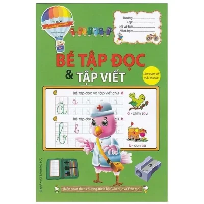 Bé Chuẩn Bị Vào Lớp 1 -Bé Tập Đọc Và Tập Viết – Minh Đức