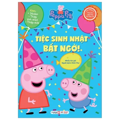Sách Tương Tác - Cùng Học Cùng Chơi Với Peppa Pig - Tiệc Sinh Nhật Bất Ngờ - Nhiều Tác Giả