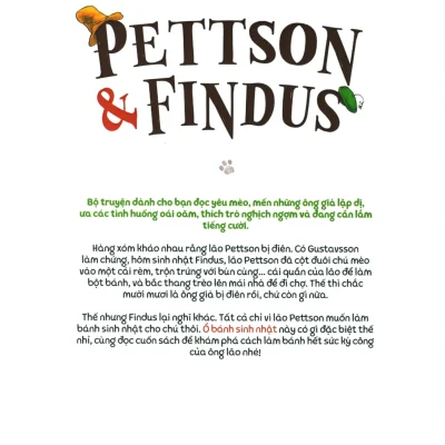 pettson & findus Ổ bánh sinh nhật sven nordqvist