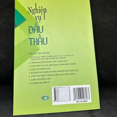 [phiên chợ sách cũ] nghiệp vụ Đấu thầu (có sách tặng kèm), ts. nguyễn quang duệ 2804, 2018