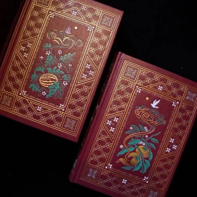 bộ sách kho tàng truyện cổ tích việt nam (bộ 2 quyển) bìa da Ấn bản giới hạn nguyễn Đổng chi