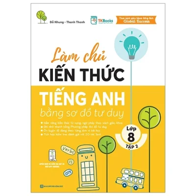 Làm Chủ Kiến Thức Tiếng Anh Bằng Sơ Đồ Tư Duy Lớp 8 - Tập 2 - Đỗ Nhung, Thanh Thanh