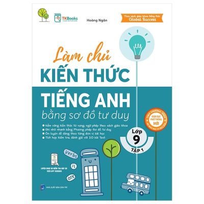 Làm Chủ Kiến Thức Tiếng Anh Bằng Sơ Đồ Tư Duy Lớp 9 - Tập 1 - Hoàng Ngân