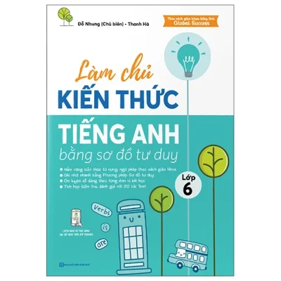 Làm Chủ Kiến Thức Tiếng Anh Bằng Sơ Đồ Tư Duy Lớp 6 - Đỗ Nhung, Thanh Hà