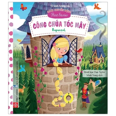 Sách Chuyển Động - First Stories - Công Chúa Tóc Mây - Rapunzel - Nhiều Tác Giả