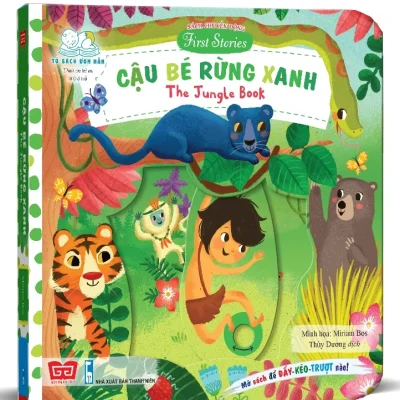 Sách Chuyển Động - First Stories - The Jungle Book - Cậu Bé Rừng Xanh - Miriam Bos