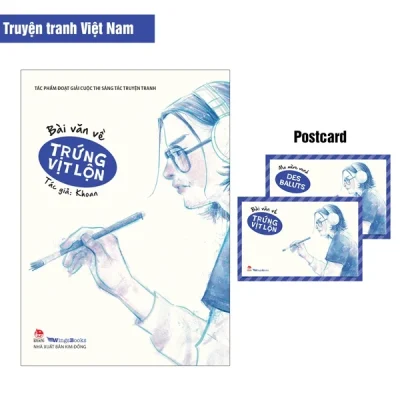 Tác Phẩm Đoạt Giải Cuộc Thi Sáng Tác Truyện Tranh - Bài Văn Về Trứng Vịt Lộn - Ma Mère Vend Des Baluts - Song Ngữ Việt-Pháp (2025) - Khoan